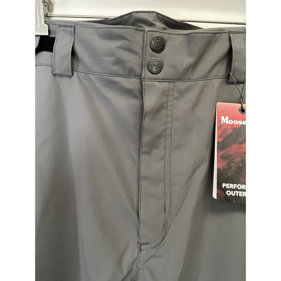 Moosejaw Men's Insulated Ski Pants Gray Snowboarding Winter Outdoor Gear - Picture 3 of 11